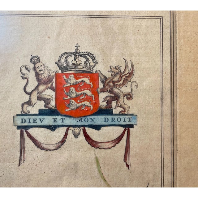 Rare Original Antique Hand Colored European Map Berkshire Blaeu 1646 2-Sided For Sale - Image 15 of 18