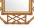 Vintage 1970s Geometric Bamboo & Rattan Beveled Wall Mirror, Vivai Del Sud Style For Sale In Los Angeles - Image 6 of 7
