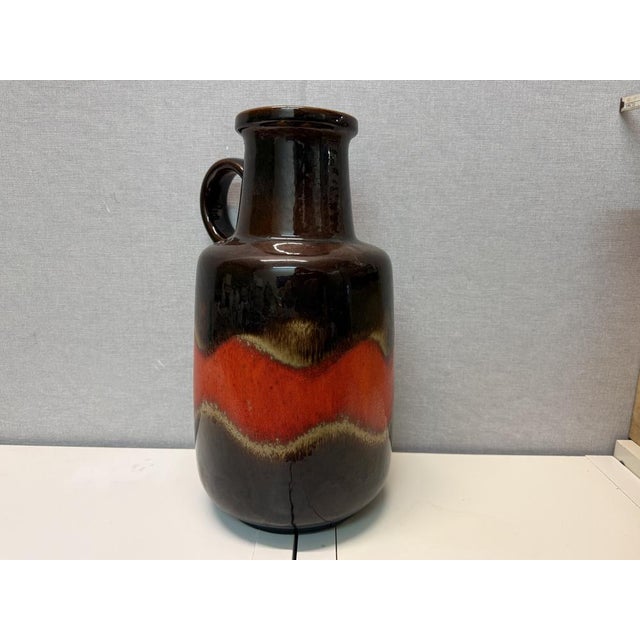 Vintage Fat Lava Model 408-40 Floor Vase from Scheurich, 1970s For Sale - Image 10 of 18