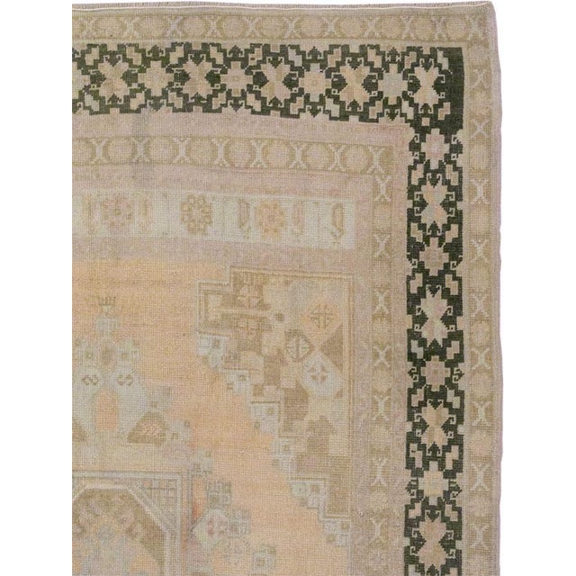 Rustic Galerie Shabab Collection Mid-20th Century Turkish Anatolian Wide Gallery Runner For Sale - Image 3 of 10
