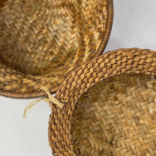 Brown Early 20th Century Kuba Basket Box For Sale - Image 8 of 9