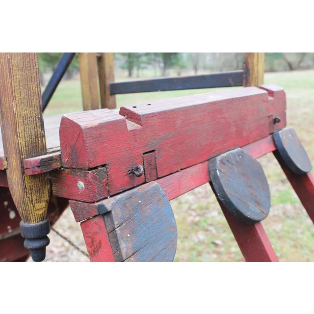 Wood Early 20th Century Circus or Carnival Trick Dog Steps For Sale - Image 7 of 13