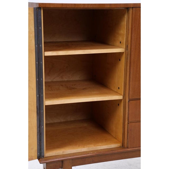 Wood Mid-Century Highboard with Drawers, 1960s For Sale - Image 7 of 18