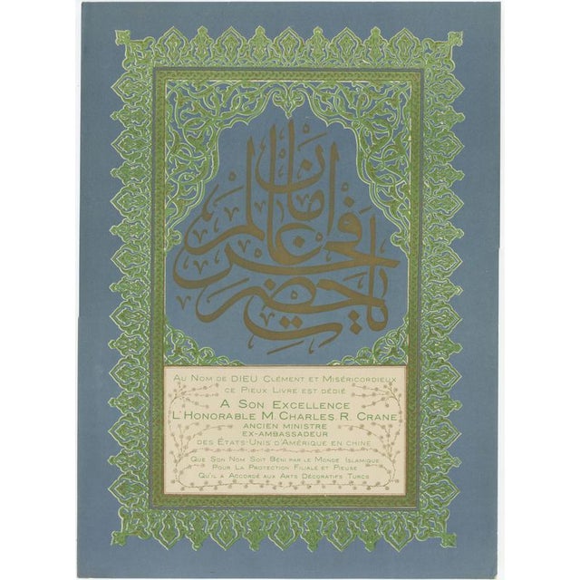Alexandre M. Raymond, Calligraphy Dedication Page, 1924, Paper For Sale - Image 9 of 9