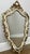 White Vintage French Shabby Chic Ornate Wall Mirror For Sale - Image 8 of 11