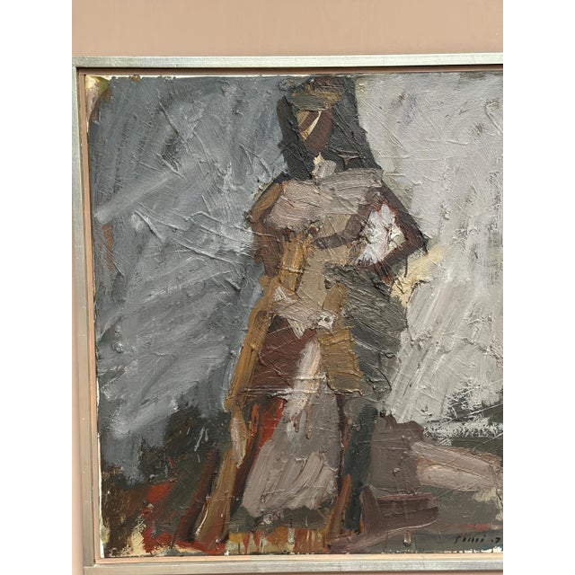 Juho Suni, Nude Woman, 1950s, Oil on Canvas, Framed For Sale - Image 13 of 18