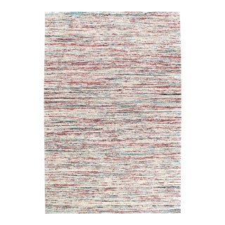 Pasargad DC Contemporary Flat Weave Sari Silk Rug For Sale