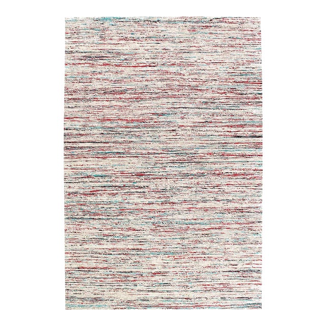 Pasargad DC Contemporary Flat Weave Sari Silk Rug For Sale