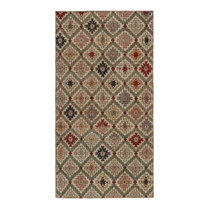 1960s Vintage Zeki Müren Art Deco Rug With Geometric Patterns