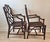 Vintage Chinese Chippendale Organic Bamboo Dining Armchairs - A Pair For Sale - Image 10 of 16