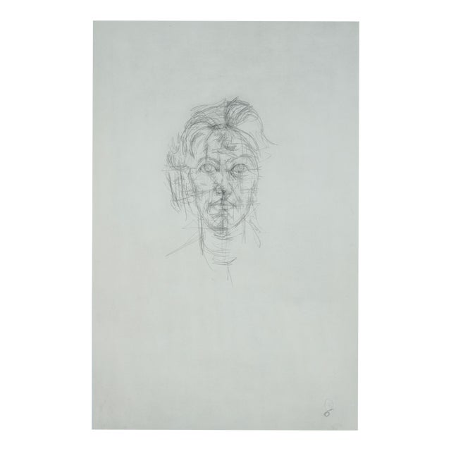 Alberto Giacometti, Annette, 1963, Original Lithograph For Sale