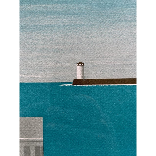 Vintage "Venice Simplon Orient Express" Lithograph Poster, Circa 1980s For Sale - Image 9 of 11