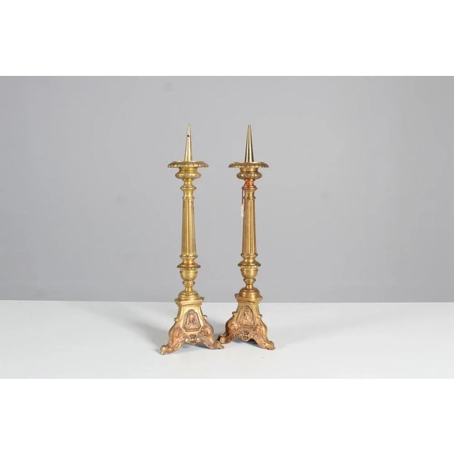 Antique Candlesticks, 1890s, Set of 2 For Sale - Image 4 of 9