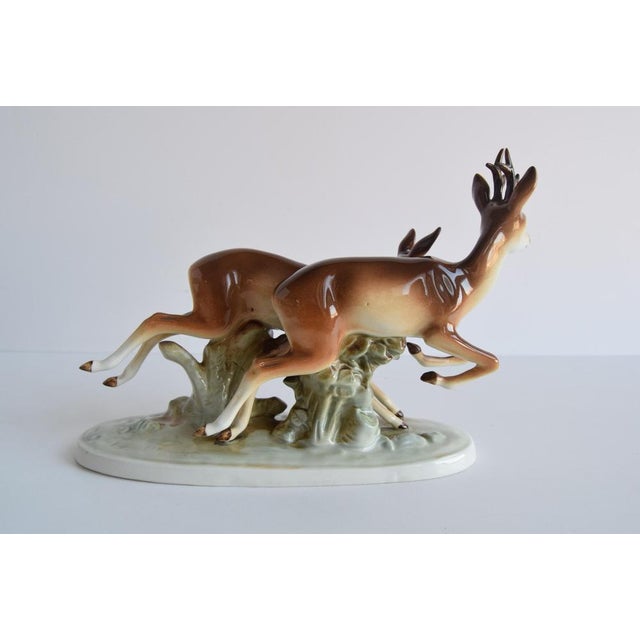 1960s Vintage Porcelain Sculpture from Royal Dux, 1960s. For Sale - Image 5 of 9