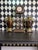 1970s Grand Old World Ironwork Table Clock With Architectural Scrollwork, 25" For Sale - Image 15 of 18