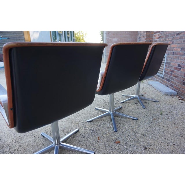 Program 2000 Armchair in Leather by Delta Design for Wilkhahn, 1960s For Sale - Image 11 of 18
