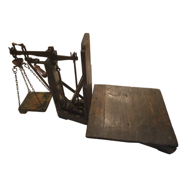 Vintage Decima Scale in Cast Iron, 1920s For Sale