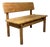 Pine Bench with Storage Space from Korup Stolefabrik, Denmark, 1970s For Sale