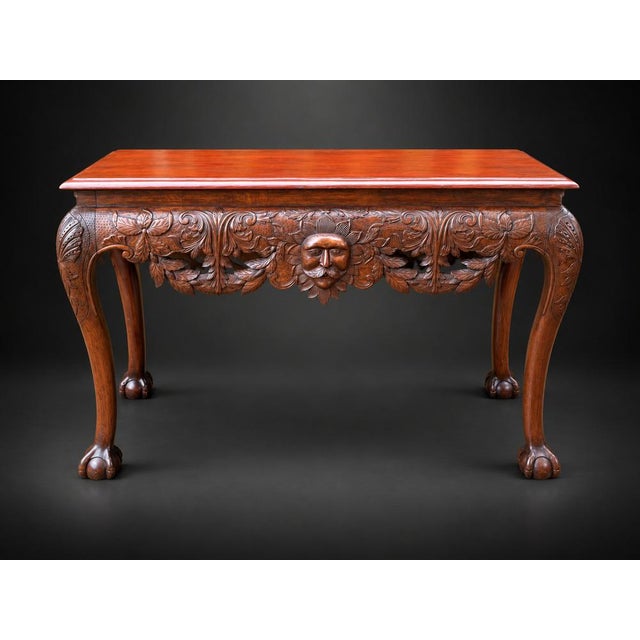 Antique Irish Mahogany Serving Table For Sale - Image 17 of 17