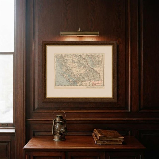 Antique Map of British Columbia with Queen Charlotte Islands, 1899 For Sale - Image 10 of 12