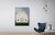 North of Eden by Justin Wheatley | Acrylic on Canvas White Barn With Green Field For Sale - Image 9 of 11