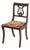 Duncan Phyfe Style Lyre Back Mahogany Side Chair For Sale