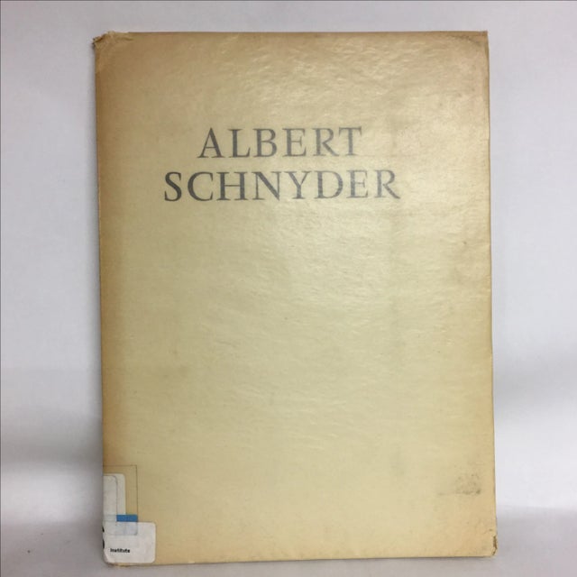 Switzerland: Editions du Griffon, 1951. First Edition Softcover Folio. Abert Schnyder by Georges Peillex. Wraps covered in...