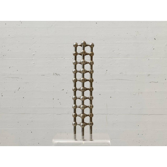 Metal Nail Candleholders by Stoff for BMF, 1960s, Set of 12 For Sale - Image 7 of 16