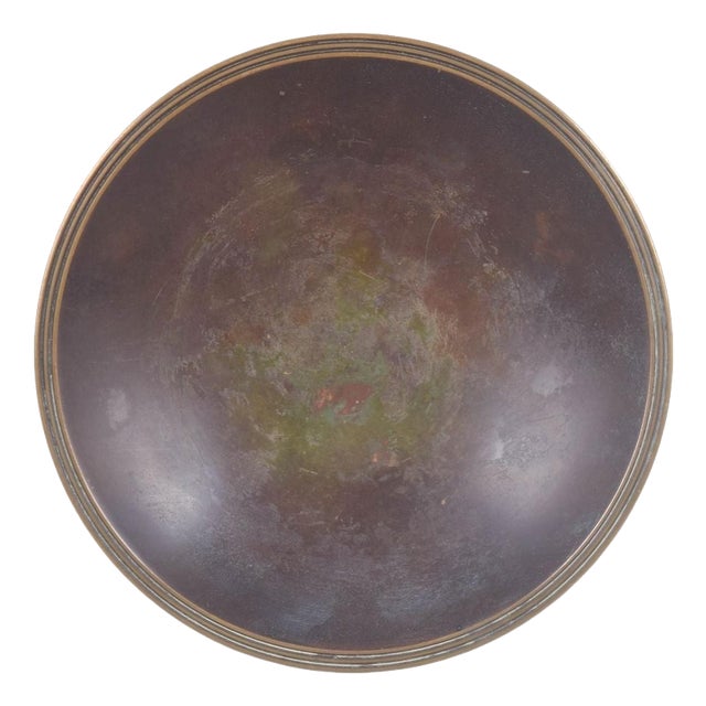 Art Deco Bronze Dish by Just Andersen, Denmark, 1940s For Sale