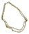 An Elegant 1980s Gilded Metal Necklace by Givenchy For Sale