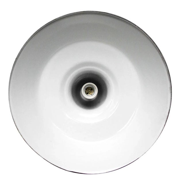 Black Industrial Black Enamel & Steel Scissor Lamp, 1950s For Sale - Image 8 of 10