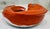 Orange Vintage Neiman Marcus Japanese Porcelain Koi Fish Bowl Centerpiece For Sale - Image 8 of 9