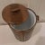 Brown 1950s Georges Briard Animal Skin Embossed Tall Ice Bucket For Sale - Image 8 of 11