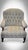 Buttoned Lounge Chair in Ticking Fabric from Howard & Sons, in Very Good conditions. Designed before 1890 This piece has...