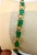Contemporary 9 Carat Emerald Cut Emerald and Diamond Tennis Bracelet 14 Karat Yellow Gold For Sale - Image 3 of 18