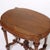 Wood Antique Renaissance Revival Walnut Turtle Top Side Table C1890 For Sale - Image 7 of 10