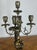 Vintage French Mantel Clock Garniture with Candelabras, Set of 3 For Sale - Image 15 of 18