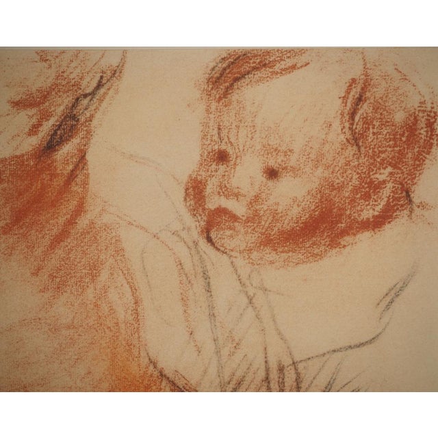 Modern Pierre-Auguste Renoir, Maternity, Lithograph and Stencil For Sale - Image 3 of 6