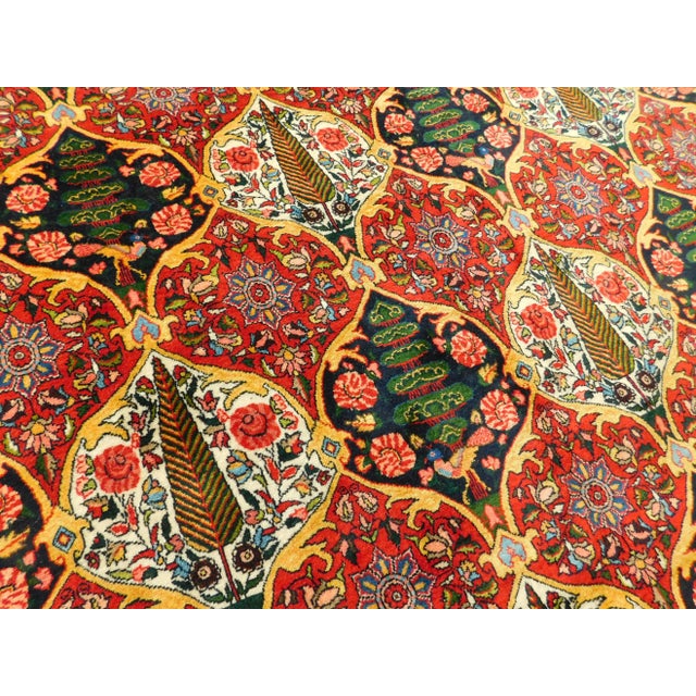 Textile 1990s Vintage Persian Bakhtiar Rug of Garden Panel Style 10'7"x 14'6" For Sale - Image 7 of 13