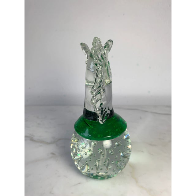Mid Century Horse Head Controlled Bubble Ball Paperweight For Sale In Los Angeles - Image 6 of 10
