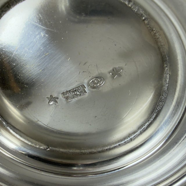 Metal Small Vintage Handcrafted 800 Silver Pourer Carafe, 20th Century For Sale - Image 7 of 11