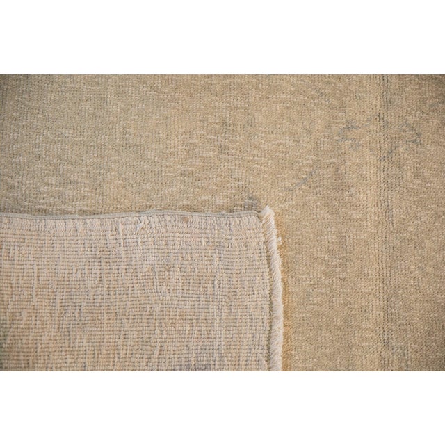 Vintage Distressed Oushak Carpet - 5'6" x 6'8" For Sale - Image 10 of 10