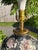 Frederick Cooper Frederick Cooper Vintage Dark Blue Floral Lamp For Sale - Image 4 of 10