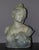 Bust of Young Woman in Ceramic with Blue-Green Patina by Léopold Bernard Bernstamm for Emile Muller, 1890s For Sale - Image 15 of 15