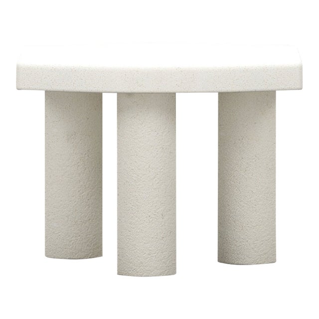 Maxime Boutillier Plaster Side Tables For Sale