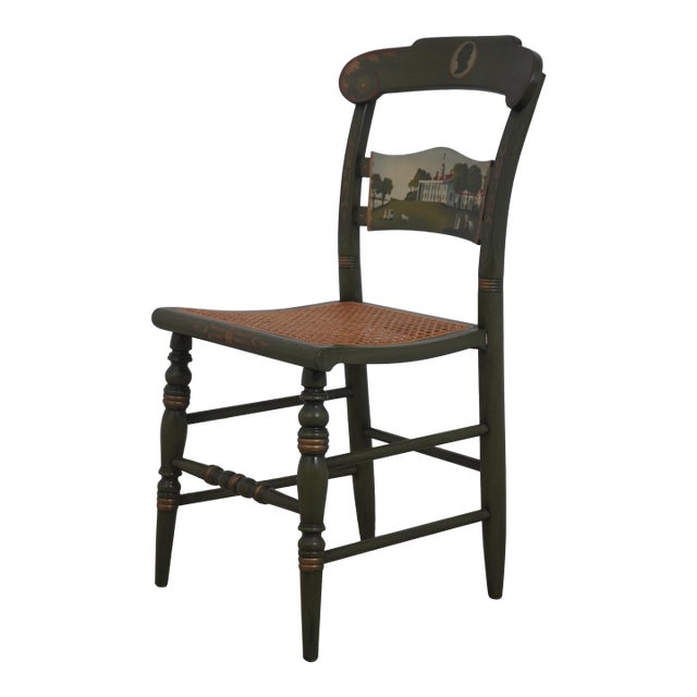 Hitchcock George Washington Mount Vernon Bicentennial Cane Seat Chair For Sale