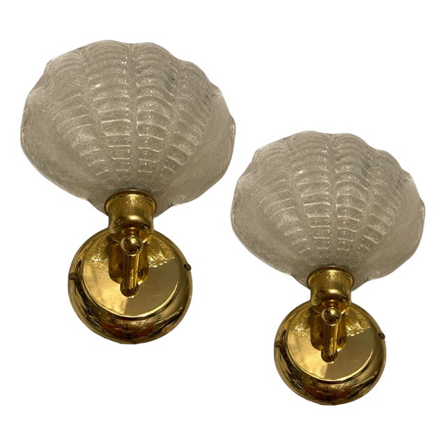Murano Glass Sconces, 1970s, Set of 2 For Sale