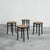 Vintage Stools in Lacquered Wood and Webbing, 1970s, Set of 4 For Sale - Image 3 of 11
