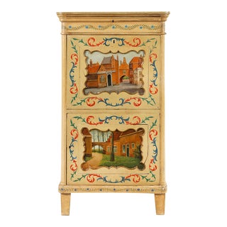 Antique Painted Dutch Dropfront Desk For Sale