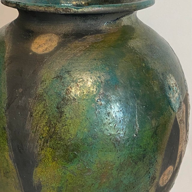 Raku Vase Studio Art Pottery For Sale In Sacramento - Image 6 of 11